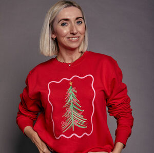 Christmas Tree Bow Sweatshirt from Not On The High Street