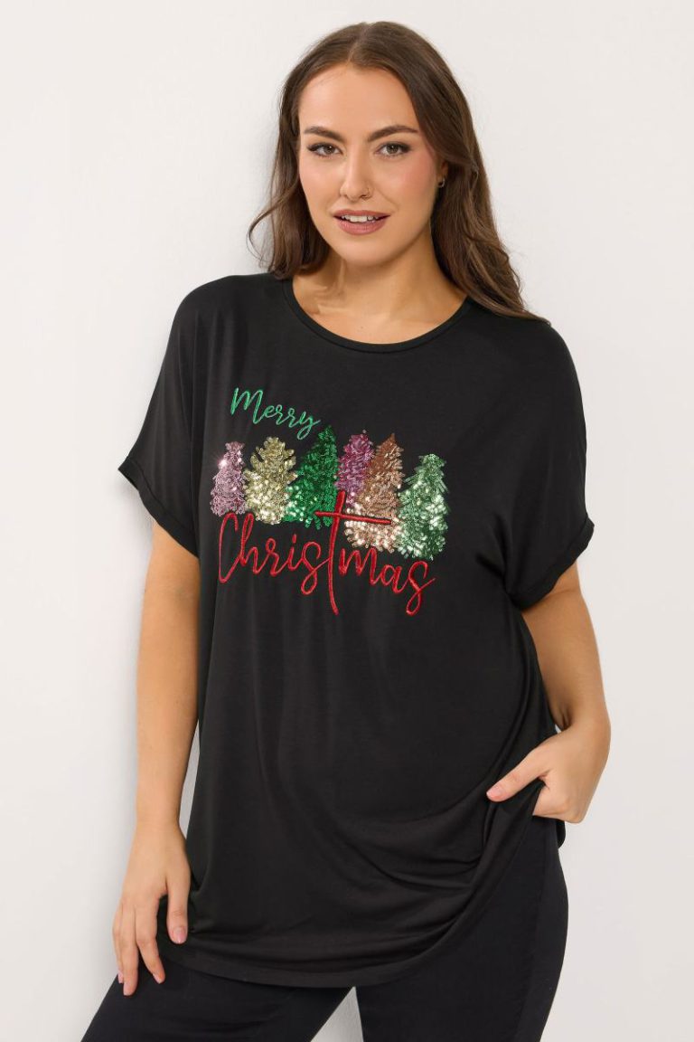 Christmas Tree Novelty T-Shirt from Boohoo