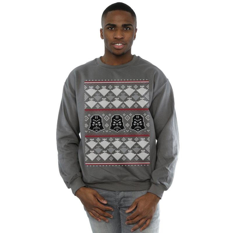 Christmas Vader Imperial Starship Fair Isle Sweatshirt from Debenhams