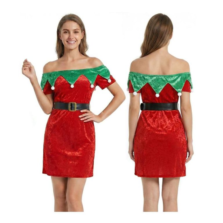 Christmas Velour Elf Dress from Debenhams