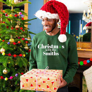 Christmas With The… Personalised Unisex Christmas Jumper Sweatshirt from Not On The High Street