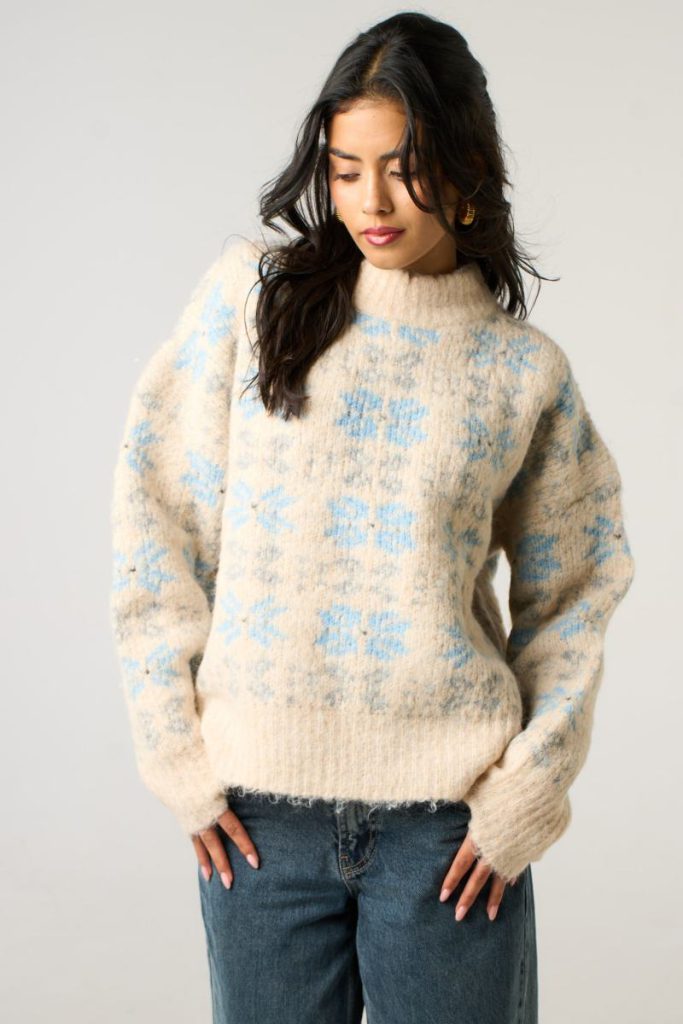Classic & Cozy Snowflake Knit Christmas Jumper from Debenhams