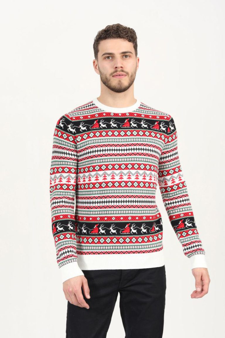 Crew Neck Fairisle Christmas Jumper from Debenhams