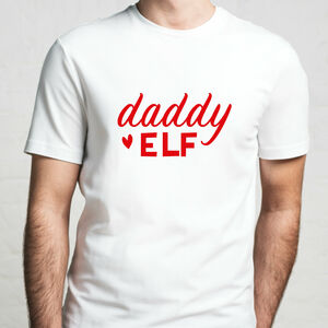 Daddy Elf Christmas T Shirt from Not On The High Street