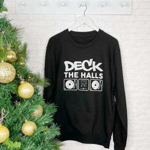 Deck The Halls Dj Decks Christmas Jumper from Not On The High Street