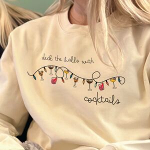 Deck The Halls With Cocktails Christmas Jumper from Not On The High Street