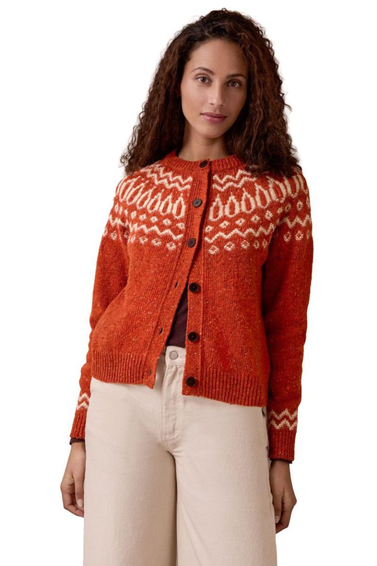 Donegal Two Colour Fair Isle Cardigan Christmas jumper from Debenhams