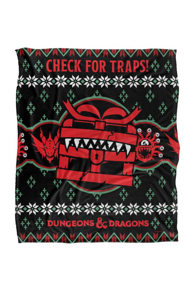 Dungeons And Dragons Check For Traps Ugly Christmas Sweater Silky Touc from Debenhams