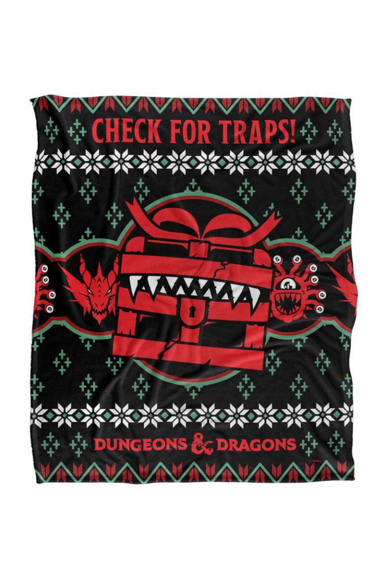 Dungeons And Dragons Check For Traps Ugly Christmas Sweater Silky Touc from Debenhams