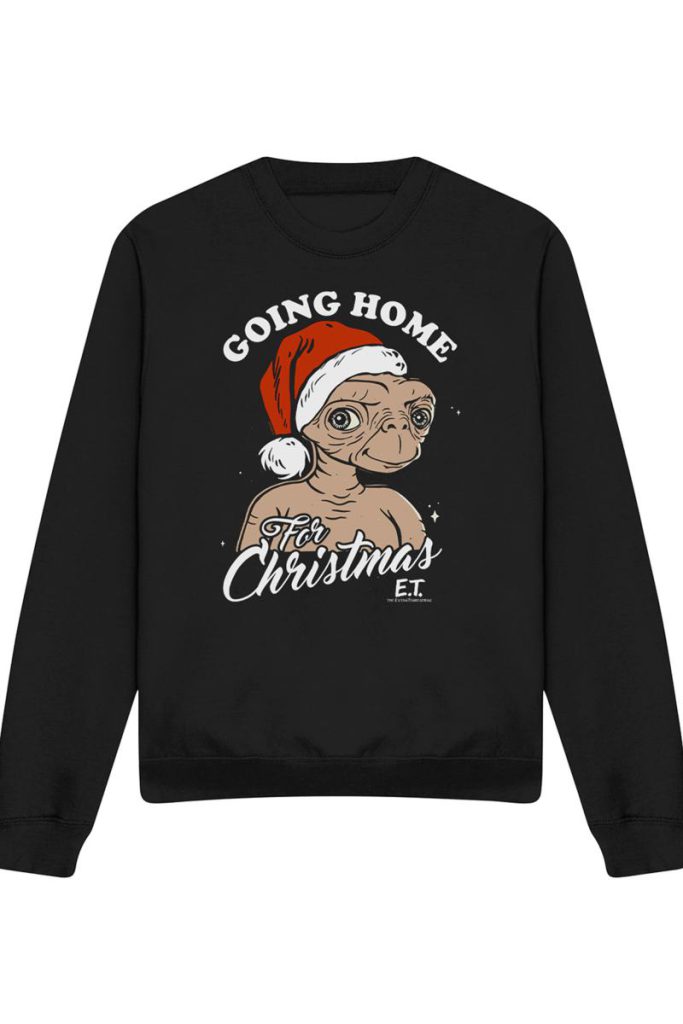 E.T. Home For Christmas Sweatshirt, Black from Debenhams