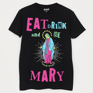 Eat Drink And Be Mary Men's Christmas T Shirt from Not On The High Street