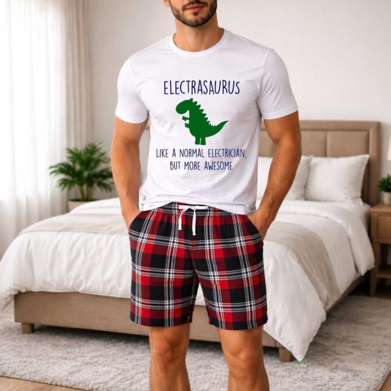 Electrician Dinosaur Christmas Pyjama Set from Debenhams