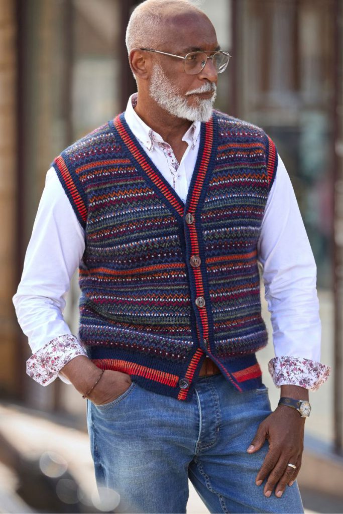 Fabulous Fairisle Knitted Waistcoat Christmas jumper from Debenhams