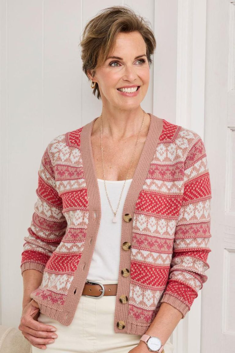 Fair Isle Button Cardigan Christmas jumper from Debenhams