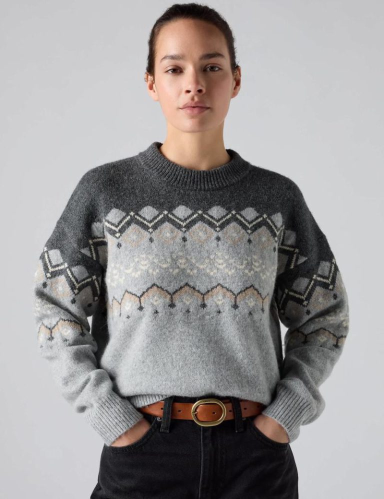 Fair Isle Crew Neck Jumper Christmas jumper from Marks & Spencer