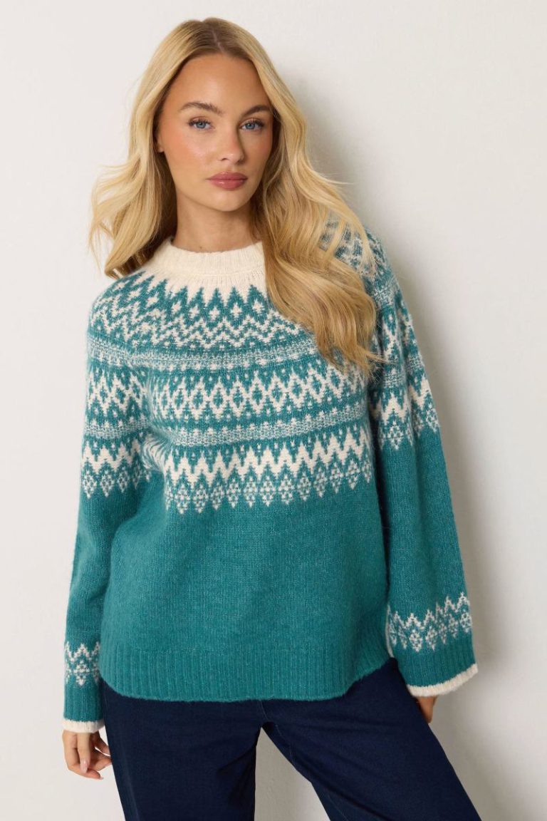 Fair Isle Knitted Long Sleeve Jumper Christmas jumper from Debenhams