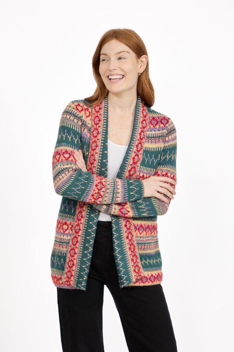 Fair Isle Longline Knit Cardigan Christmas jumper from Debenhams