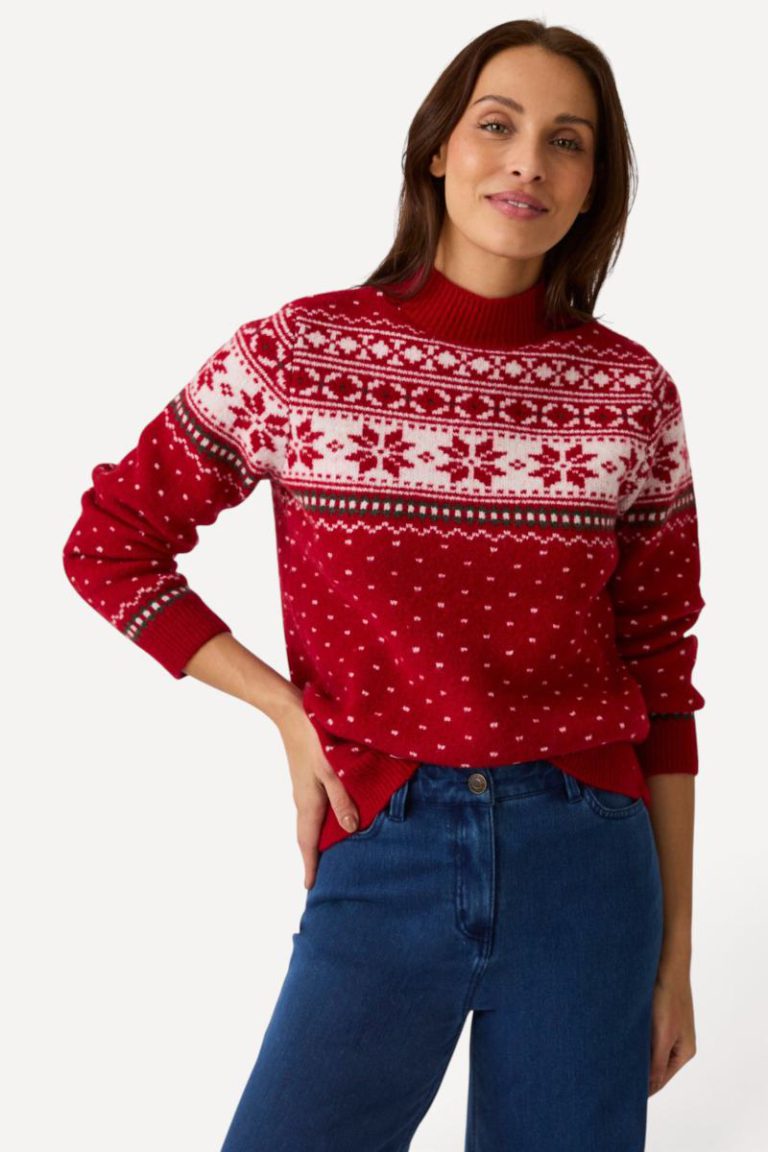 Fair Isle Thermolactyl High in Neck Knitted Jumper Christmas jumper from Debenhams