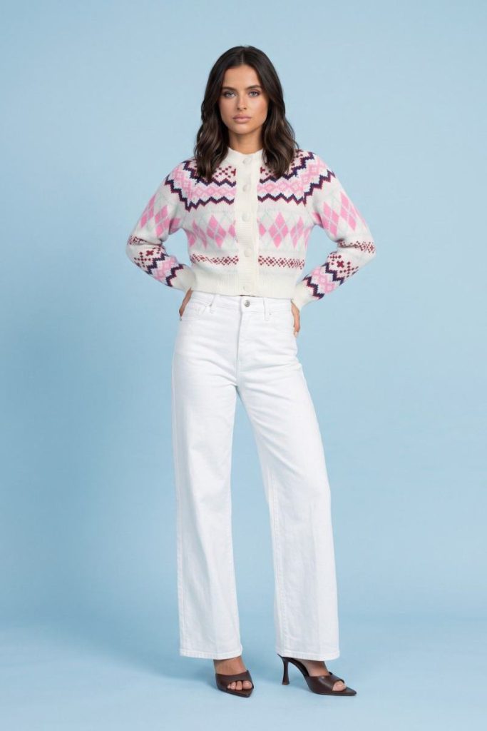 Fairisle Cardigan Christmas jumper from Boohoo