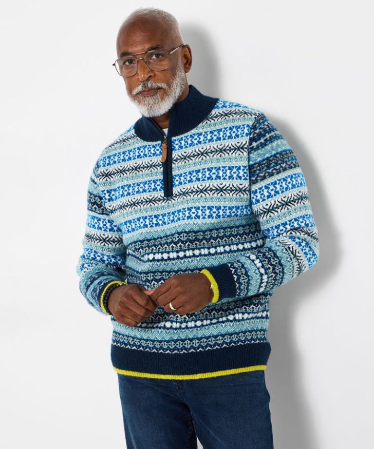 Fairisle Funnel Knit Jumper Christmas jumper from Debenhams