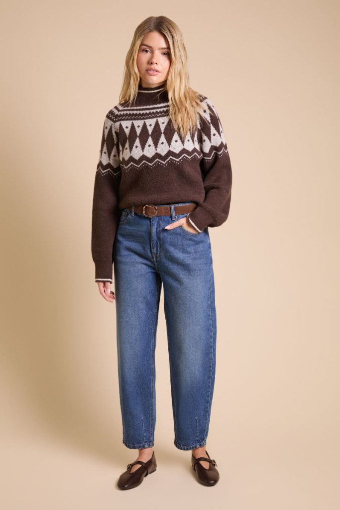 Fairisle Funnel Neck Jumper Christmas jumper from Debenhams