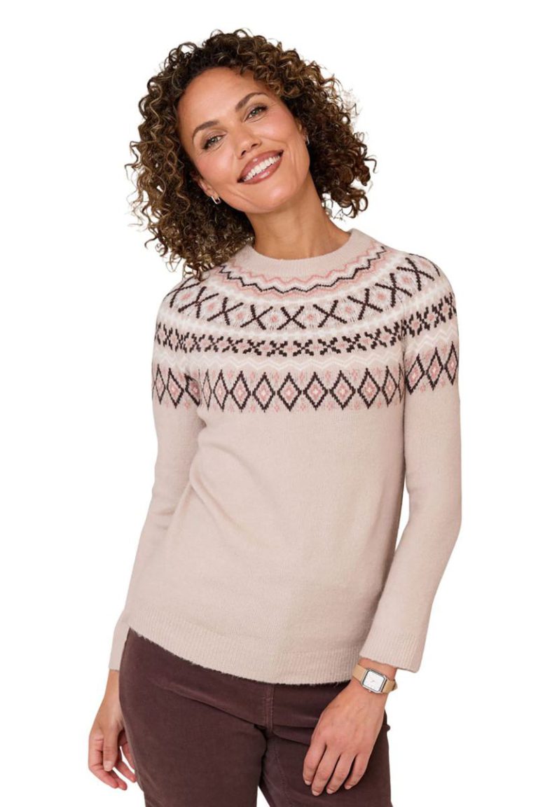 Fairisle Inspired Crew Neck Jumper Christmas jumper from Debenhams
