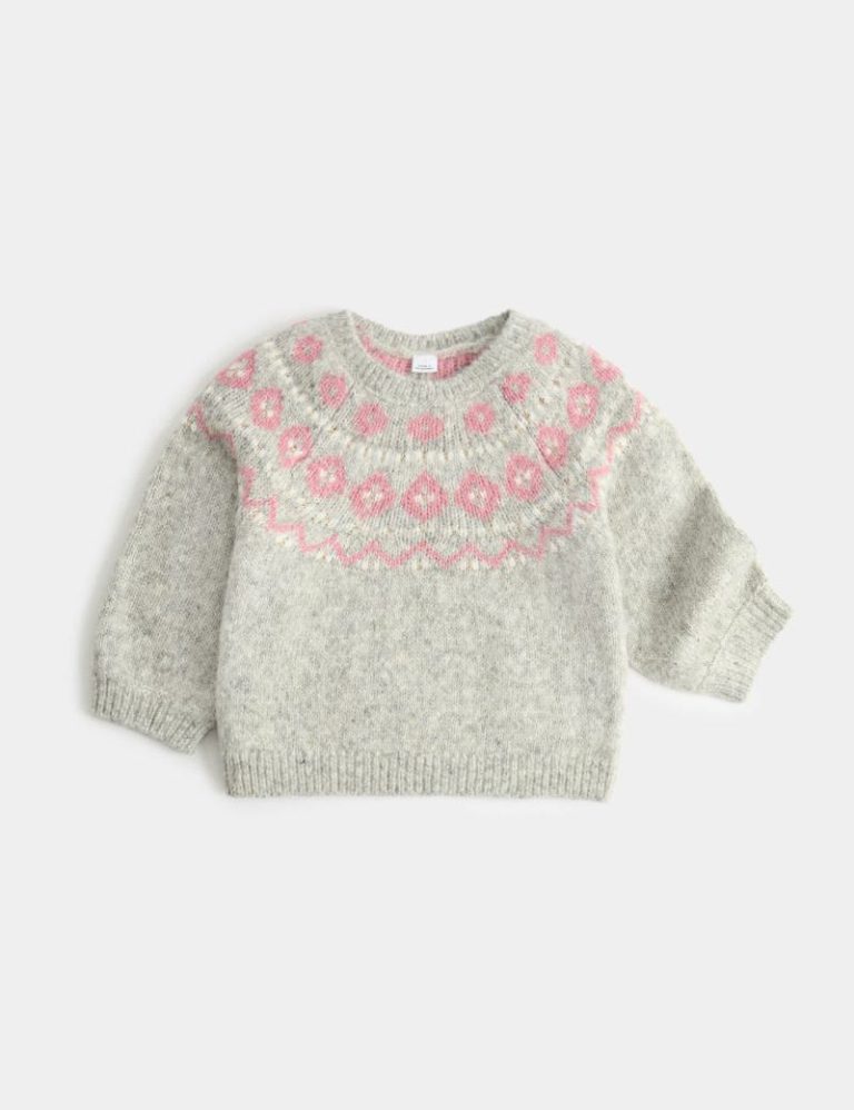 Fairisle Jumper with Wool (0-5 Yrs) Christmas jumper from Marks & Spencer