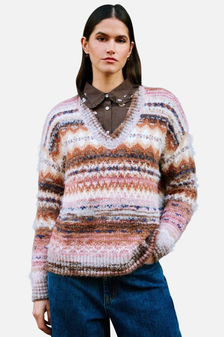 Fairisle Relaxed Boucle Jumper Christmas jumper from Debenhams