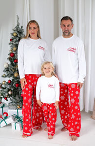Family Christmas 'Believes' Personalised Pyjamas Available In Red And Green from Not On The High Street