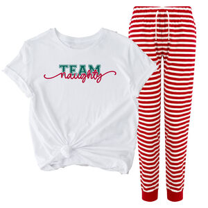 Family Christmas Pyjamas With Red Stripes from Not On The High Street