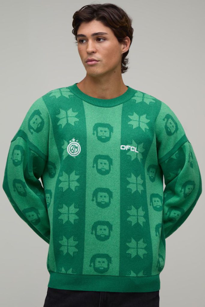 Festive Christmas Sports Knitted Jumper from Debenhams