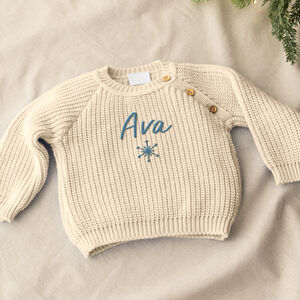 Festive Friend Baby And Toddler Knitted Jumper from Not On The High Street
