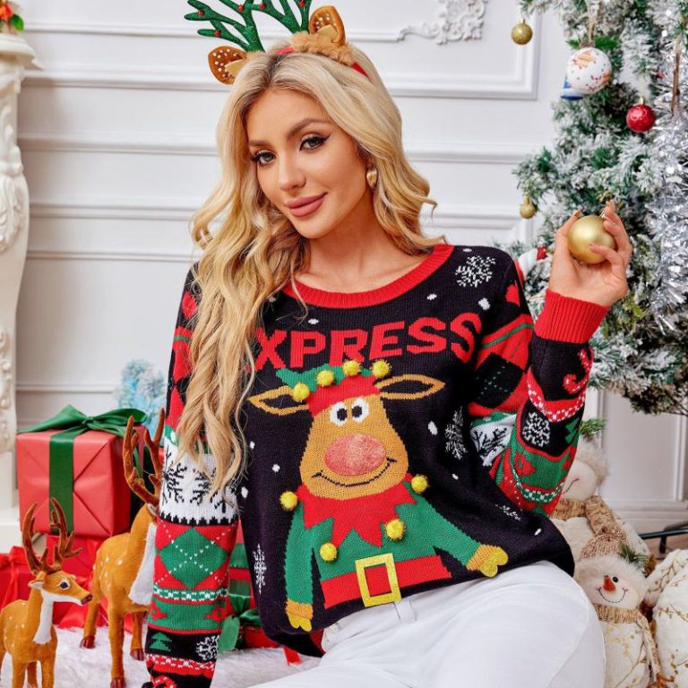 Festive Fun Express Yourself Elf Jumper Christmas Jumpers from Debenhams