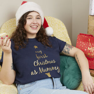 First Christmas As Mummy New Mum Christmas T Shirt from Not On The High Street