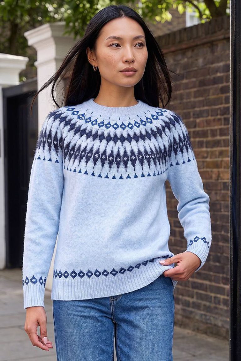 Fluffy Fairisle Knit Jumper Christmas jumper from Debenhams