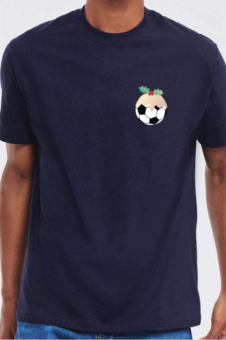 Football Christmas Pudding T Shirt from Debenhams