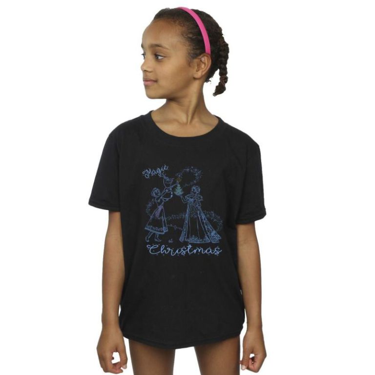 Frozen Magic Christmas Cotton T-Shirt from Debenhams