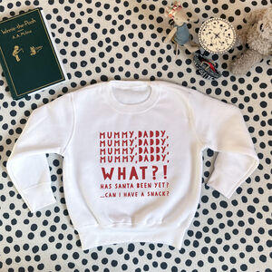 Funny Children's Snack Christmas Jumper from Not On The High Street