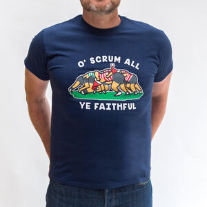 Funny Rugby Mens Christmas T Shirt from Not On The High Street