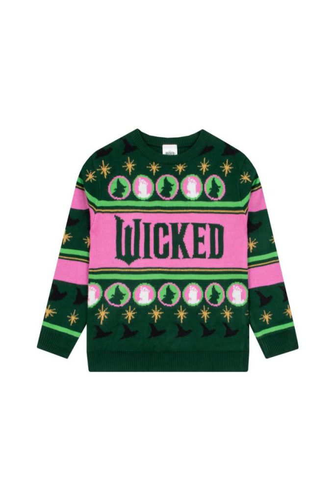 Glinda and Elphaba Christmas Jumper from Debenhams