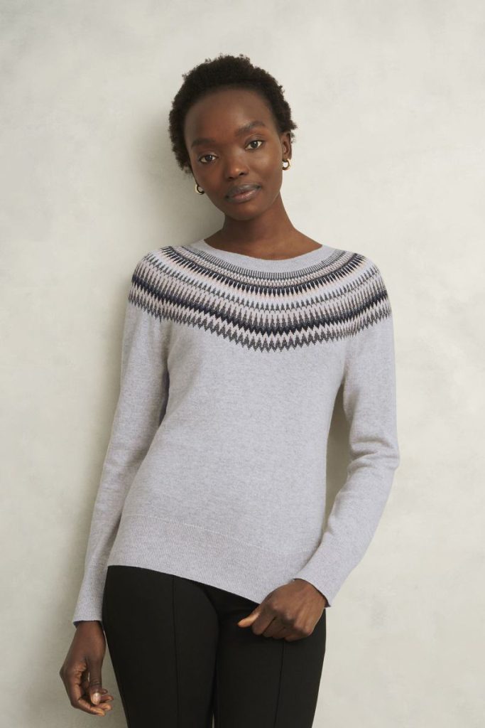Greta Sparkle Fairisle Jumper Christmas jumper from Debenhams