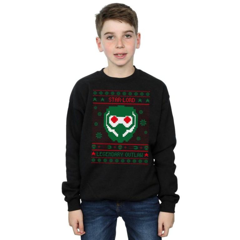 Guardians Of The Galaxy Vol. 2 Star Lord Fair Isle Sweatshirt Christmas jumper from Debenhams