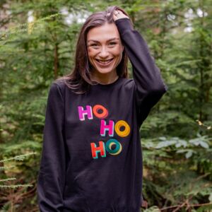 Ho Ho Ho Embroidered Christmas Sweatshirt from Not On The High Street