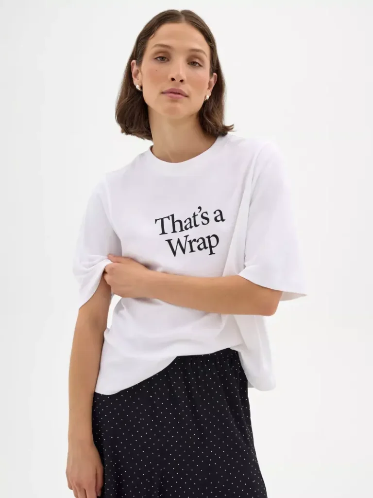 HUSH Festive T-Shirt, White from John Lewis
