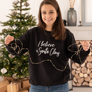 I Believe In Santa Claus Christmas Jumper from Not On The High Street