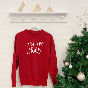 Joyeux Noel Christmas Sweatshirt from Not On The High Street