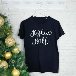 Joyeux Noel Womens Christmas T Shirt from Not On The High Street
