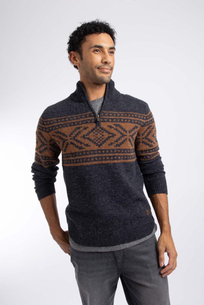 Kilnworth 1/4 Zip Fair Isle Jumper Christmas jumper from Debenhams