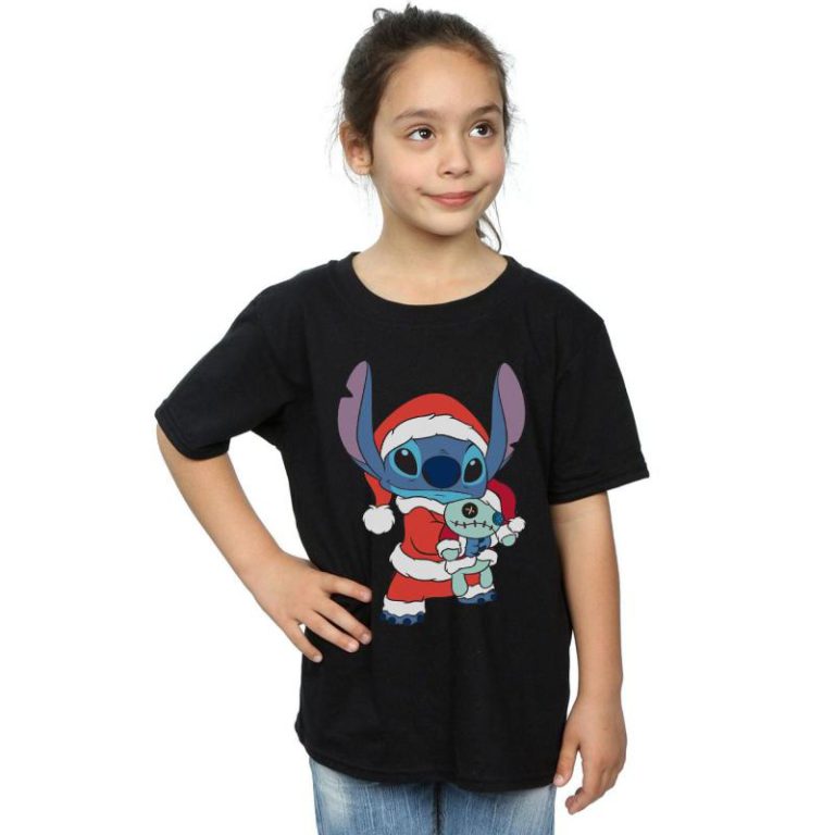 Lilo And Stitch Stitch Christmas Cotton T-Shirt from Debenhams