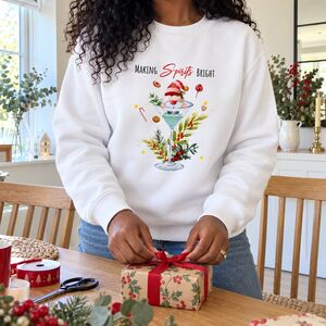 Making Spirits Bright Christmas Sweatshirt from Not On The High Street
